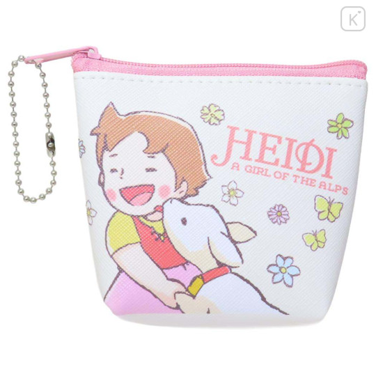 Japan Heidi, Girl of the Alps Triangular Mini Pouch - Pink Ivory - 1