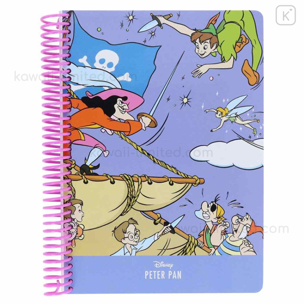 Japan Disney B6 Ring Notebook - Peter Pan | Kawaii Limited