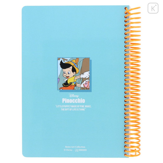 Japan Disney B6 Ring Notebook - Pinocchio - 2