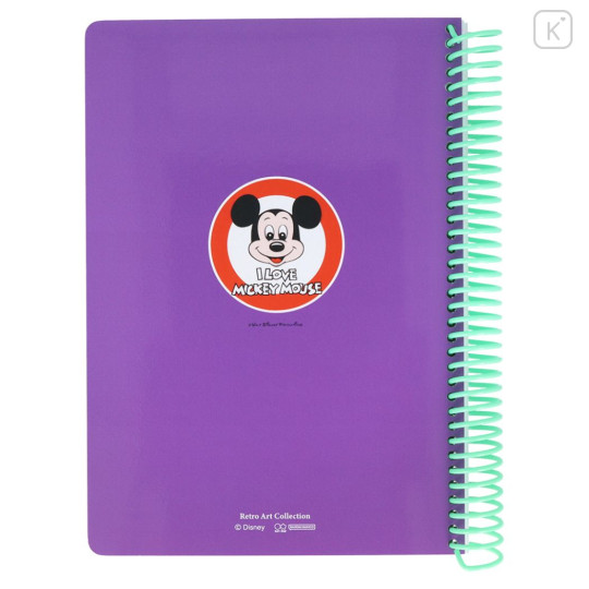 Japan Disney B6 Ring Notebook - Mickey - 3