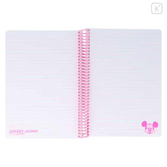 Japan Disney B6 Ring Notebook - Mickey & Minnie - 2
