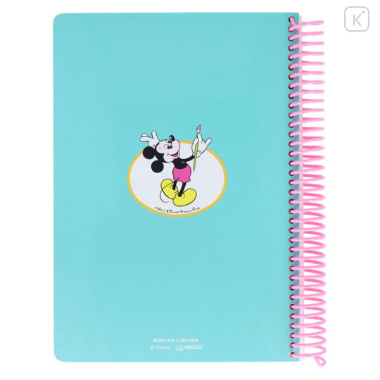 Japan Disney B6 Ring Notebook - Mickey & Minnie - 3