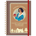 Japan Disney B6 Ring Notebook with Rubber Band - Snow White - 2