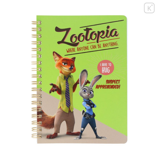 Japan Disney B6 Ring Notebook - Zootopia - 1