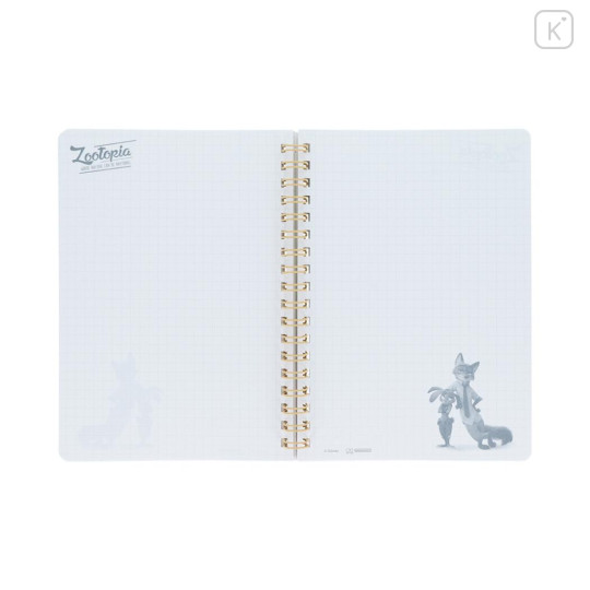 Japan Disney B6 Ring Notebook - Zootopia - 3