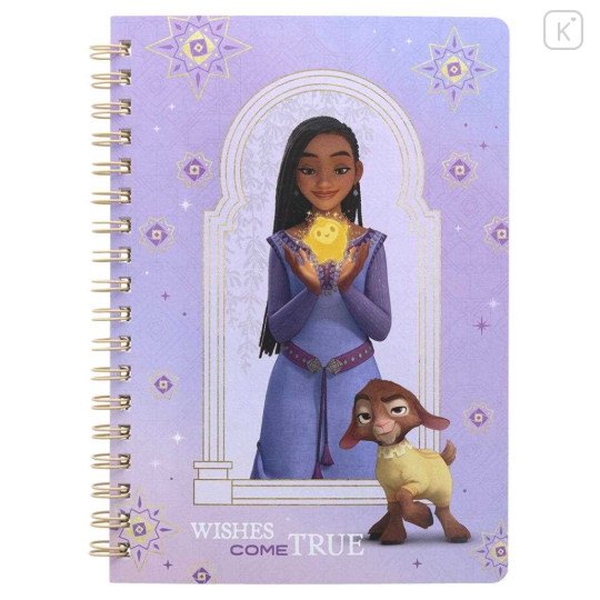 Japan Disney B6 Ring Notebook - Wish 3D - 1