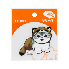 Japan Mofusand Repipeta Reusable Sticker - Japanese Raccoon Dog