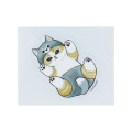 Japan Mofusand Repipeta Reusable Sticker - Wolf - 3