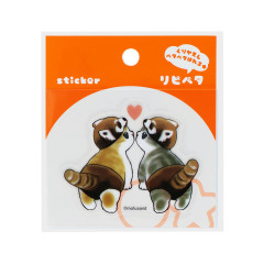 Japan Mofusand Repipeta Reusable Sticker - Red Panada