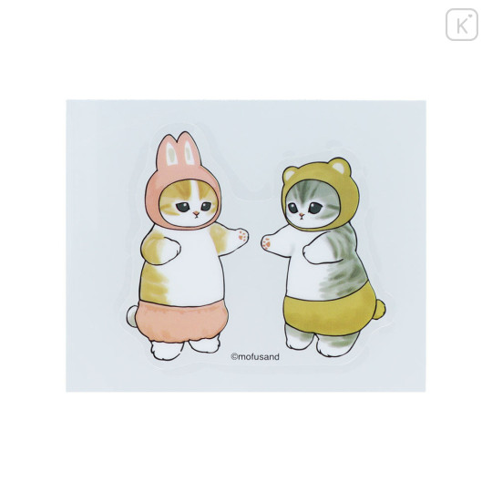 Japan Mofusand Repipeta Reusable Sticker - Rabbit & Bear - 3