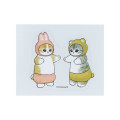 Japan Mofusand Repipeta Reusable Sticker - Rabbit & Bear - 3