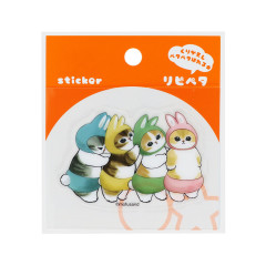 Japan Mofusand Repipeta Reusable Sticker - Rabbit C