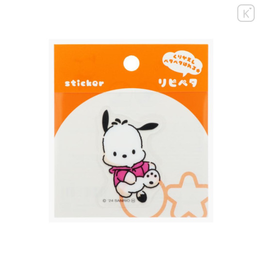 Japan Sanrio Repipeta Reusable Sticker - Pochacco - 1