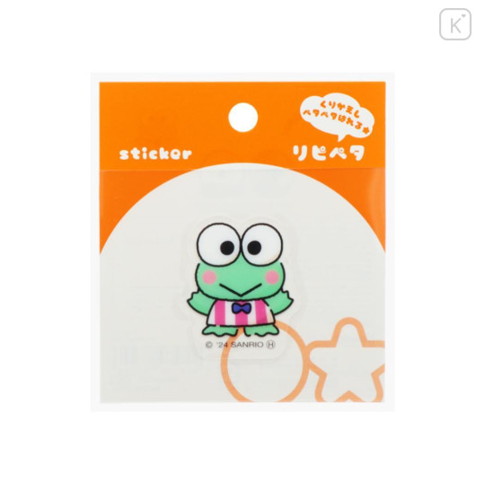 Japan Sanrio Repipeta Reusable Sticker - Keroppi - 1