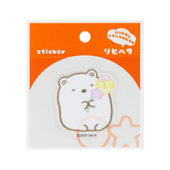 Japan San-X Repipeta Reusable Sticker - Sumikko Gurashi : Shirokuma