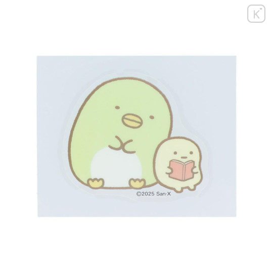 Japan San-X Repipeta Reusable Sticker - Sumikko Gurashi : Penguin? & Tapioca - 3