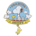 Japan Peanuts Pin Badge - Snoopy & Woodstock : Blue Sky - 1