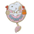 Japan Peanuts Pin Badge - Snoopy : Donut - 1