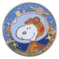 Japan Peanuts Pin Badge - Snoopy : Deep Space - 1