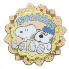 Japan Peanuts Pin Badge - Olaf & Snoopy : Cookies