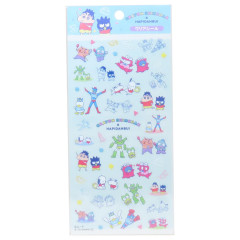 Japan Crayon Shinchan × Sanrio Sheet Sticker - Hapidanbui Boys