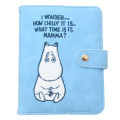 Japan Moomin Passport Cover Card Holder - Moomintroll : Blue - 1