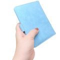Japan Moomin Passport Cover Card Holder - Moomintroll : Blue - 2