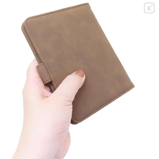 Japan Disney Passport Cover Card Holder - Pooh : Brown - 2