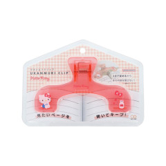 Japan Sanrio Ukanmuri Book Clip - Hello Kitty : Milk
