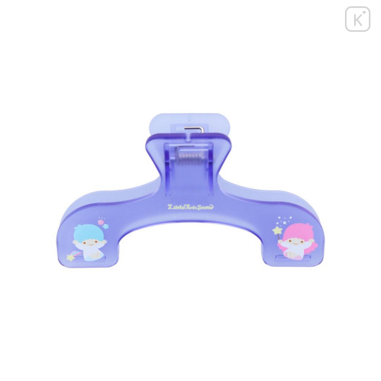 Japan Sanrio Ukanmuri Book Clip - Little Twin Stars : Purple - 2