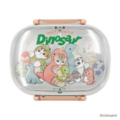 Japan Mofusand Bento Lunch Box 360ml - Cat Dinosaur