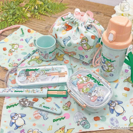 Japan Mofusand Bento Lunch Box 360ml - Cat Dinosaur - 3
