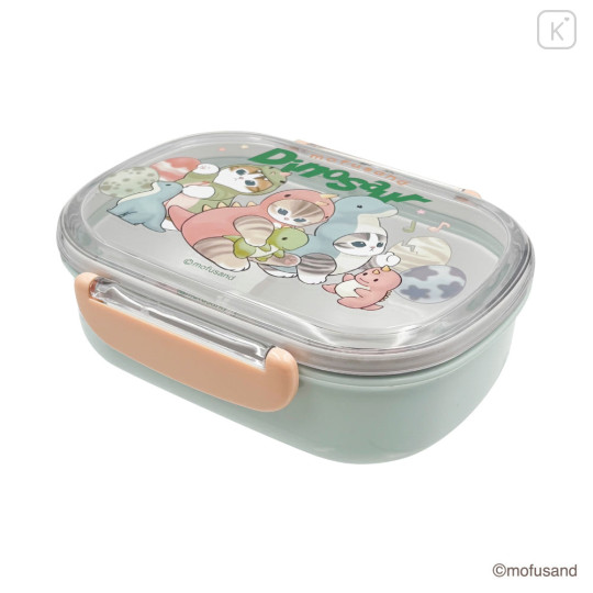 Japan Mofusand Bento Lunch Box 360ml - Cat Dinosaur - 4