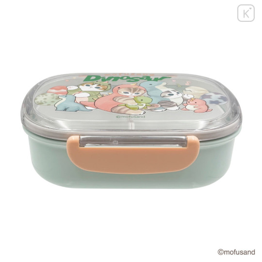 Japan Mofusand Bento Lunch Box 360ml - Cat Dinosaur - 5