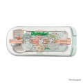 Japan Mofusand Bento Lunch Trio Cutlery Set - Cat Dinosaur - 1