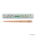 Japan Mofusand Chopsticks 16.5cm with Case - Cat Dinosaur - 1