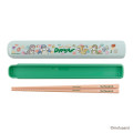 Japan Mofusand Chopsticks 16.5cm with Case - Cat Dinosaur - 5