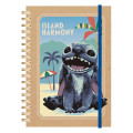 Japan Disney B6 Ring Notebook - Stitch : Island Harmony - 1