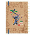 Japan Disney B6 Ring Notebook - Stitch : Island Harmony - 2