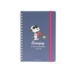 Japan Peanuts B6 Ring Notebook - Snoopy & Woodstock : New Life Collection Joe Cool