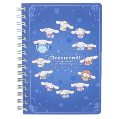 Japan Sanrio A6 Ring Notebook - Cinnamoroll : Horoscope Sky