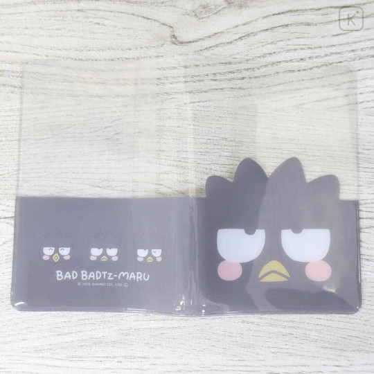 Japan Sanrio B7 Multi Case Passport Cover - Badtz-maru : Happy Face - 3