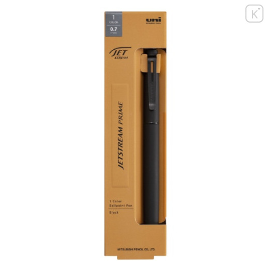 Japan Uni Jetstream Prime Twist Ballpoint Pen - 0.5mm Steady Black - 1