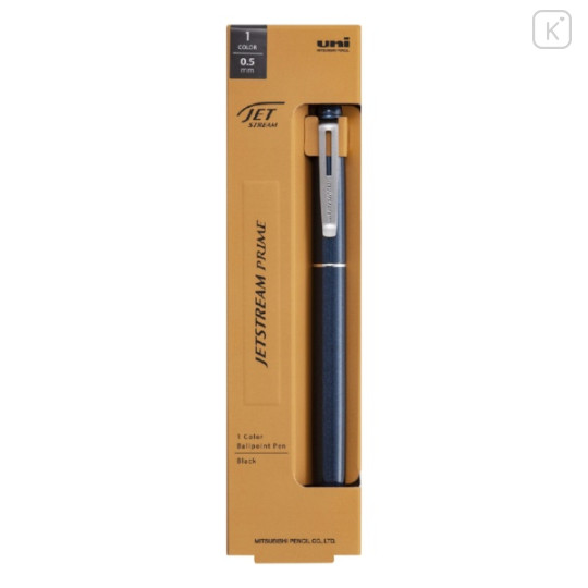 Japan Uni Jetstream Prime Twist Ballpoint Pen - 0.5mm Steady Dark Navy - 1