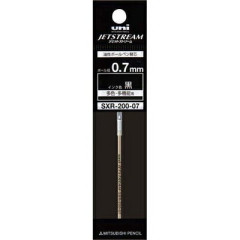 Japan Uni Jetstream Prime SXR-200-07 Multi Ballpoint Pen Refill - 0.7mm Black