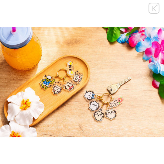 Japan Chiikawa Quadruple Acrylic Charm Keychain - Shisa Souvenir Shop Everything’s gonna be fine - 2