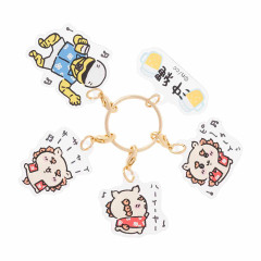 Japan Chiikawa Quadruple Acrylic Charm Keychain - Shisa Souvenir Shop Okinawa