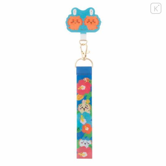 Japan Chiikawa Phone Tab with Hand Strap - Shisa Souvenir Shop Hibiscus - 1