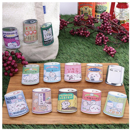 Japan Chiikawa Mitamemo Can Badge Set - A - 4