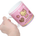 Japan Sanrio Ceramic Mug - Hello Kitty : Y2K Tan Pink - 2